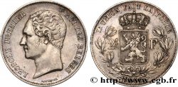 BELGIQUE - ROYAUME DE BELGIQUE - LÉOPOLD Ier 2 1/2 Francs, 2e type, petite tête nue 1848 Bruxelles