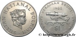 BRUNEI 1 Dollar Sultan Hassanal Bolkiah 1985 