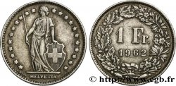 SUISSE 1 Franc Helvetia 1962 Berne