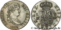 ESPAGNE 2 Reales Ferdinand VII 1832 Madrid
