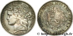 PERU 1 Peseta 1880