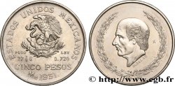 MEXIKO 5 Pesos Miguel Hidaldo y Costilla 1951 Mexico