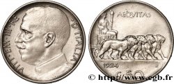 ITALIE - ROYAUME D ITALIE - VICTOR-EMMANUEL III 50 Centesimi 1924 Rome