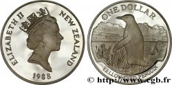 NEW ZEALAND 1 Dollar Proof Pengouin 1988 