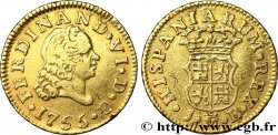 SPAIN 1/2 Escudo Ferdinand VI 1755 Madrid