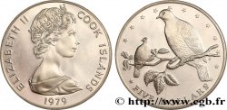 COOK ISLANDS 5 Dollars roof Colombes 1979 