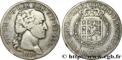 ITALY - KINGDOM OF SARDINIA 5 Lire Victor Emmanuel I 1820 Turin VF