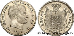 ITALIE - ROYAUME D ITALIE - NAPOLÉON Ier 1 Lire 1808 Bologne TTB+