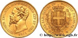 ITALIEN - KÖNIGREICH SARDINIEN 20 Lire Victor-Emmanuel II 1861 Turin