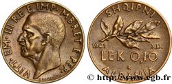 ALBANIA 0,10 Lek Victor-Emmanuel III 1941 Rome