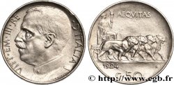 ITALIE 50 Centesimi Victor Emmanuel III 1924 Rome 