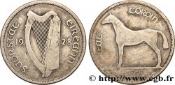 IRLANDA - STATO LIBERO 1/2 Crown harpe / cheval type SAORSTAT EIREANN (état libre d’Irlande) 1928