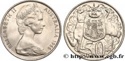 AUSTRALIEN 50 Cents Elisabeth II 1966