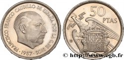 SPAIN 50 Pesetas Proof Francisco Franco (74 dans l’étoile) 1974 Madrid