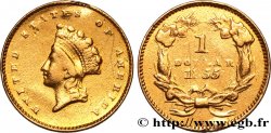 UNITED STATES OF AMERICA 1 Dollar type petite tête d’indienne 1855 Philadelphie