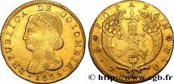 COLOMBIA - REPUBLIC OF COLOMBIA 8 Escudos 1835 Bogota