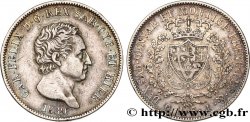 ITALIE - ROYAUME DE SARDAIGNE - CHARLES-FÉLIX 5 Lire  1830 Gênes TTB
