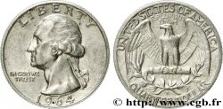 ÉTATS-UNIS D AMÉRIQUE 1/4 Dollar Georges Washington 1964 Denver