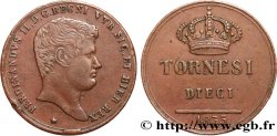 ITALY - KINGDOM OF TWO SICILIES 10 Tornesi Ferdinand II 1835 Naples