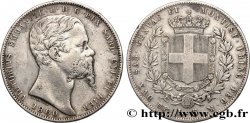 ITALY - KINGDOM OF SARDINIA 5 Lire Victor Emmanuel 1860 Turin XF