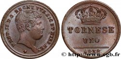 ITALIEN - KÖNIGREICH BEIDER SIZILIEN 1 Tornese Ferdinand II 1838