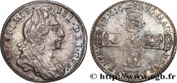 ROYAUME-UNI 6 Pence Guillaume III 1696 Londres