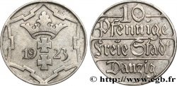 DANTZIG - VILLE LIBRE DE DANTZIG 10 Pfennig 1923 