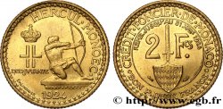 MONACO 2 Francs émission du Crédit Foncier de Monaco 1924 Poissy