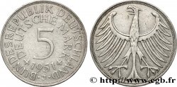 GERMANY 5 Mark aigle 1951 Hambourg