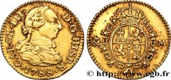 ESPAGNE 1/2 Escudo Charles III 1788 Madrid