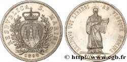 SAN MARINO 5 Lire 1898 Rome MS