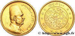 ÉGYPTE - ROYAUME D ÉGYPTE - FOUAD Ier 100 Piastres or AH1340 1922  AU
