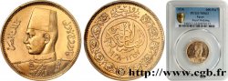 ÉGYPTE - ROYAUME D ÉGYPTE - FAROUK 100 Piastres or jaune, pour le mariage de Farouk AH 1357 1938  MS63 PCGS