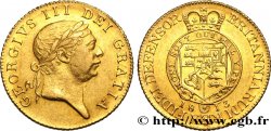 ANGLETERRE - GEORGES III Guinée, 6e buste ou “Military guinea” 1813 Londres AU