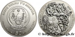 RWANDA 50 Francs (1 once) 2010