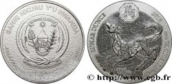RWANDA 50 Francs (1 once) année du chien 2018