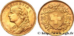 SUISSE 20 Francs  Vreneli   1935 Berne