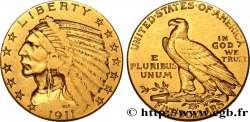 ÉTATS-UNIS D AMÉRIQUE 5 Dollars  Indian Head  1911 Philadelphie