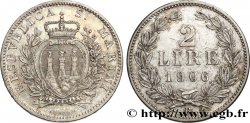 RÉPUBLIQUE DE SAINT- MARIN 2 Lire 1906 Rome TTB+