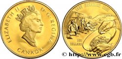 CANADA 100 Dollars Ruée vers l or du Klondike
 1996 