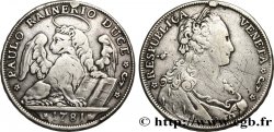 ITALIE - VENISE - PAUL RENIER (119e doge) Tallero (Thaler) ou écu d’argent pour le Levant 1781 Venise