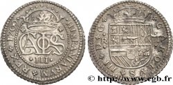 SPANIEN 2 Reales Charles III 1709 Barcelone