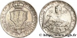 SAINT-MARIN 10 Lire  1933 Rome SUP+