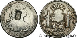 PORTUGAL 8 Reales Charles IV contremarquée 1808 Mexico