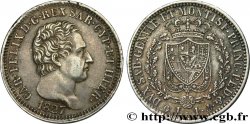 ITALIE - ROYAUME DE SARDAIGNE 1 Lire Charles Félix, roi de Sardaigne 1827 Turin TTB+
