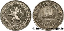 BELGIUM 10 Centiemen (Centimes) légende flamande 1894