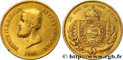 BRÉSIL 5000 Reis Pierre II 1855 Rio de Janeiro