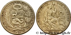 PÉROU 1 Sol emblème / “Liberté” 1926 Lima