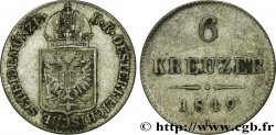AUTRICHE 6 Kreuzer 1849 Vienne TB+