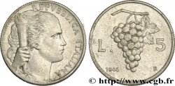 ITALY 5 Lire “Liberté” 1946 Rome
